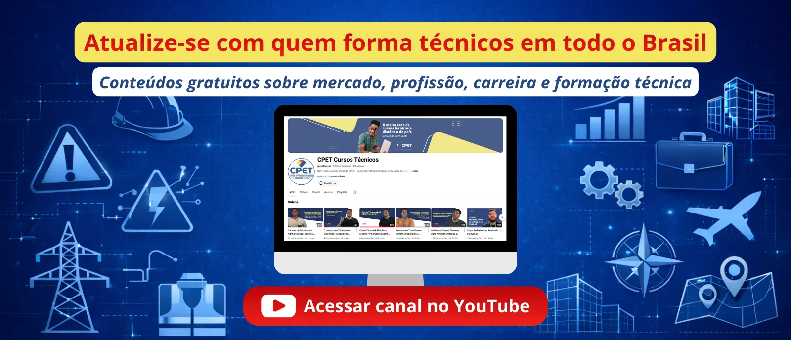 Seu futuro começa aqui - Diploma técnico reconhecido pelo MEC