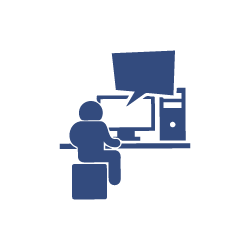 Ícone de aulas virtuais